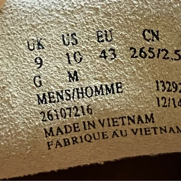 Clarks Men's Size 10M Tan Leather Low Oxford Shoes in EUC - Picture 13 of 16